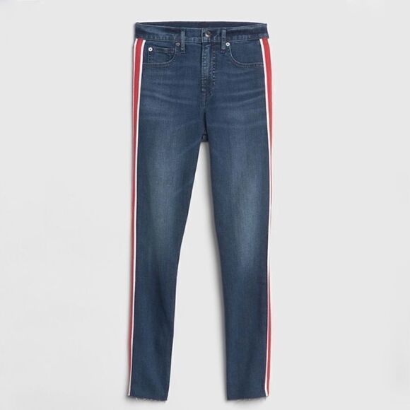 Gap High Rise True Skinny Ankle Jeans with Secret Smoothing Pockets - Picture 5 of 9